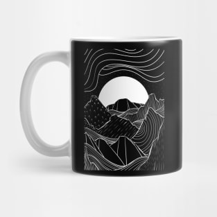 A dark seascape Mug